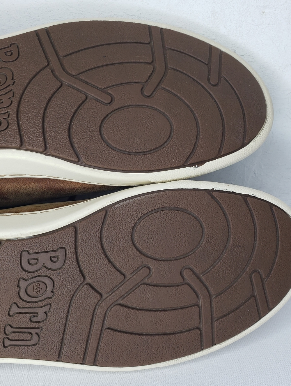 Born Brown Leather Low-Top Comfort Sneakers Casual - Picture 10 of 13